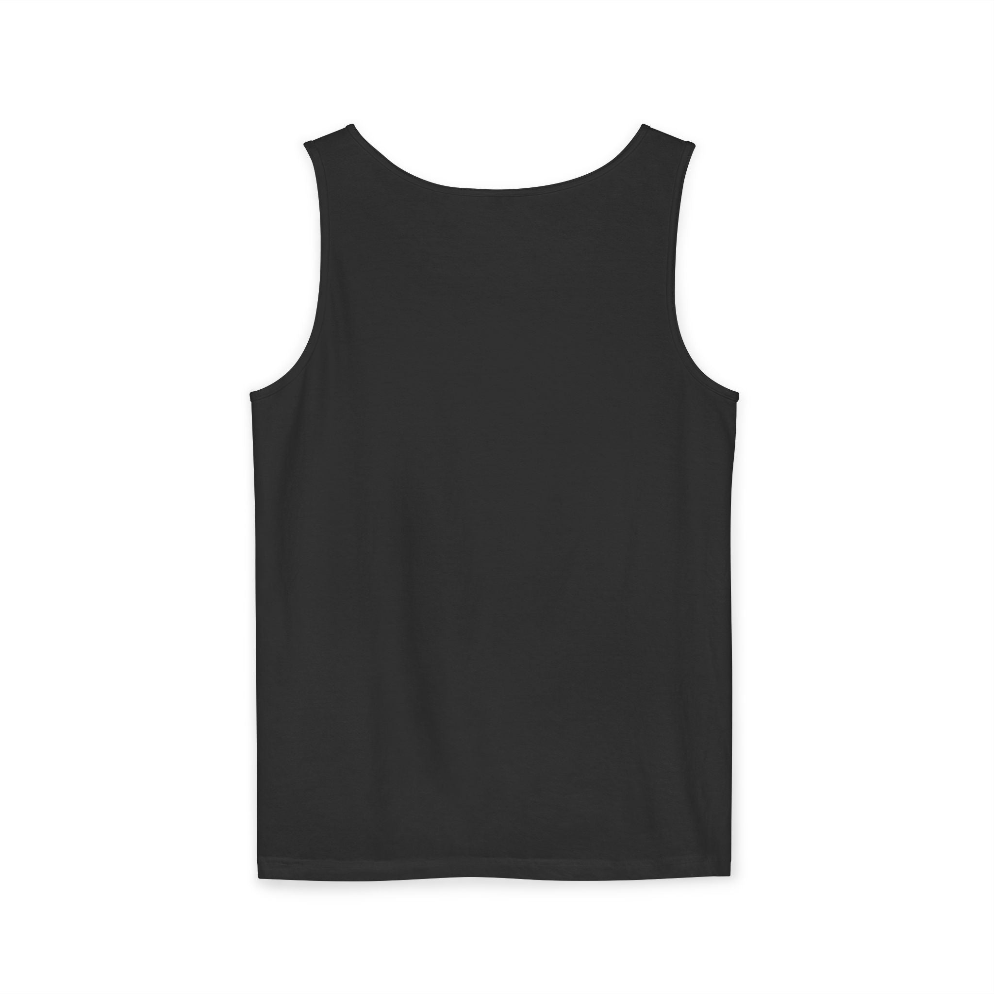 Garment-Dyed Tank Top with 'Real' Design, Summer Wear, Casual Shirt, Holiday Gift, Layering Essential, Positive Vibes