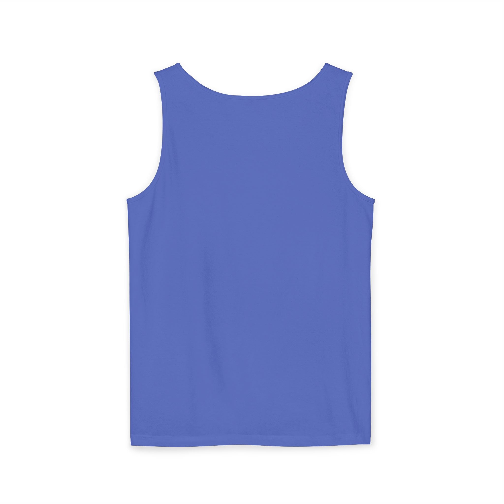 Garment-Dyed Tank Top with 'Real' Design, Summer Wear, Casual Shirt, Holiday Gift, Layering Essential, Positive Vibes