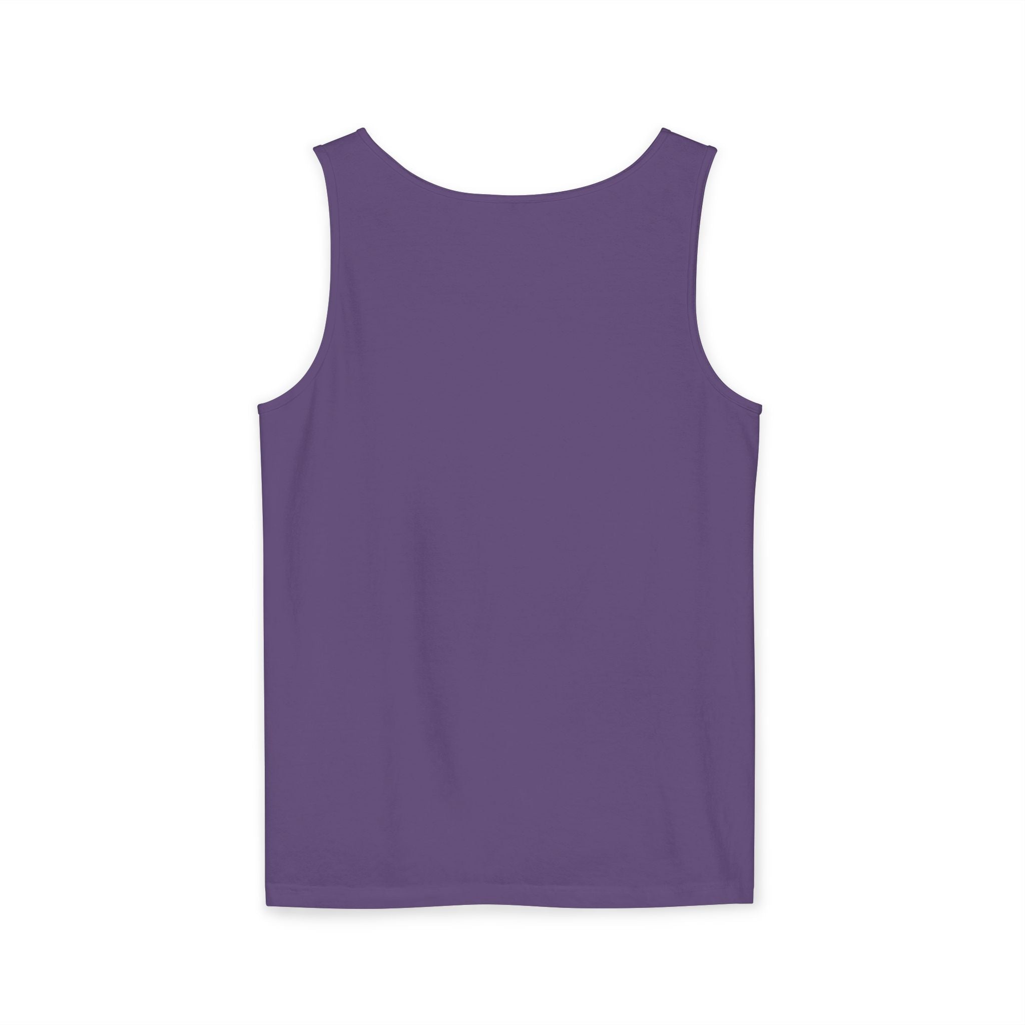 Garment-Dyed Tank Top with 'Real' Design, Summer Wear, Casual Shirt, Holiday Gift, Layering Essential, Positive Vibes