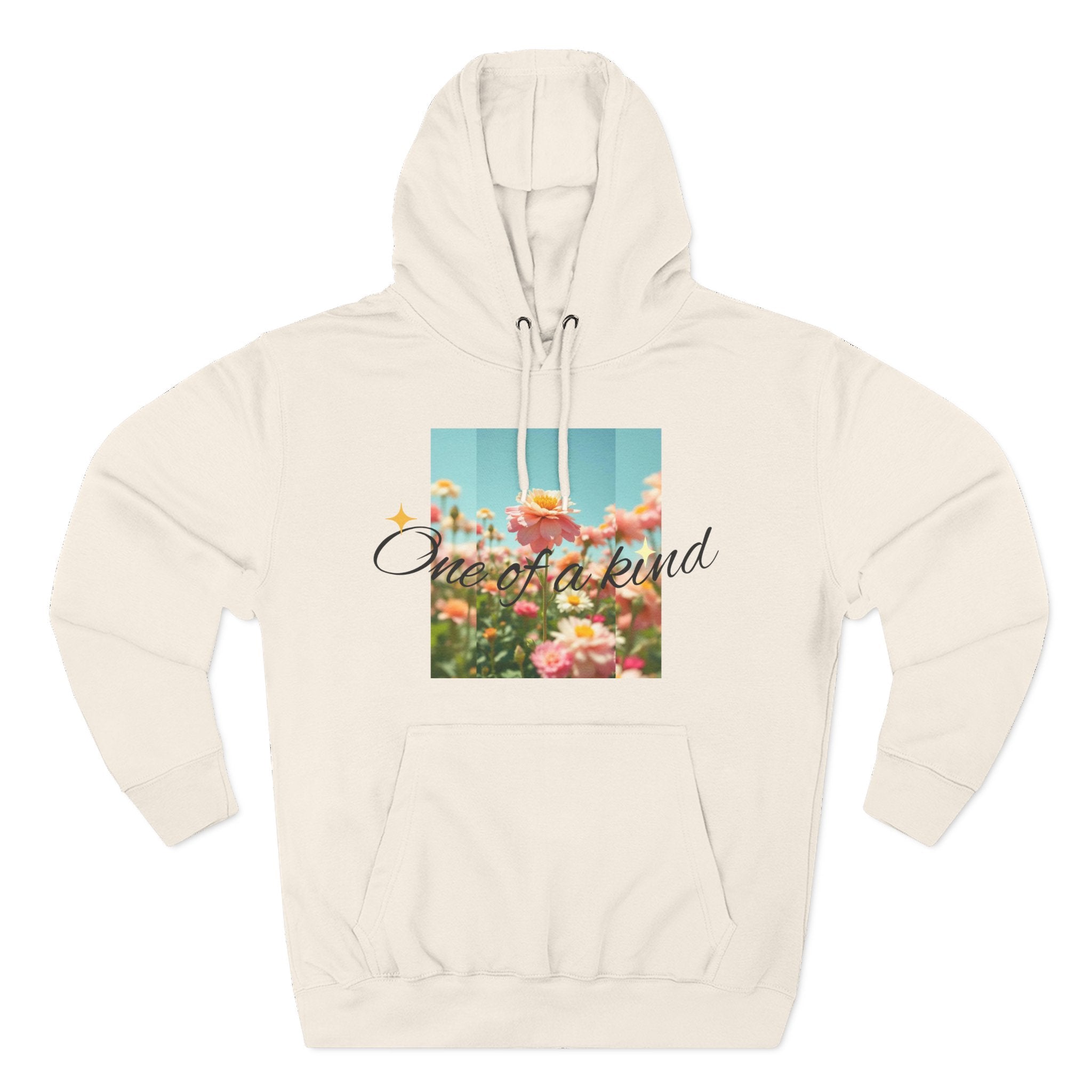Unique Floral Fleece Hoodie, Cozy Casual Wear, Gift for Her, Trendy Sweatshirt, Spring Fashion, Matching Outfits