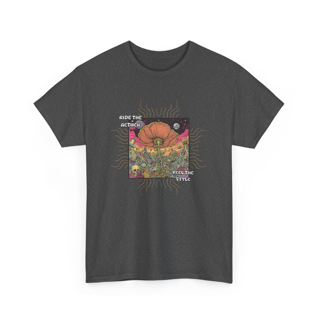Celestial Pumpkin Unisex Heavy Cotton Tee, Halloween Apparel, Fall Fashion, Graphic Tee, Gift for Pumpkin Lovers
