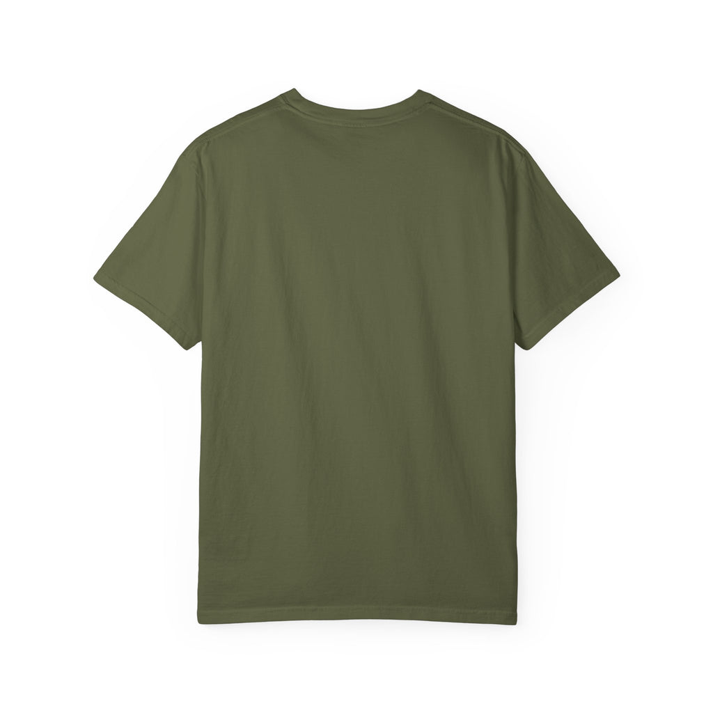 Unisex Garment-Dyed T-shirt with 'Grateful' Floral Design, Casual Gift, Boho Style, Birthday Wear, Positive Vibes