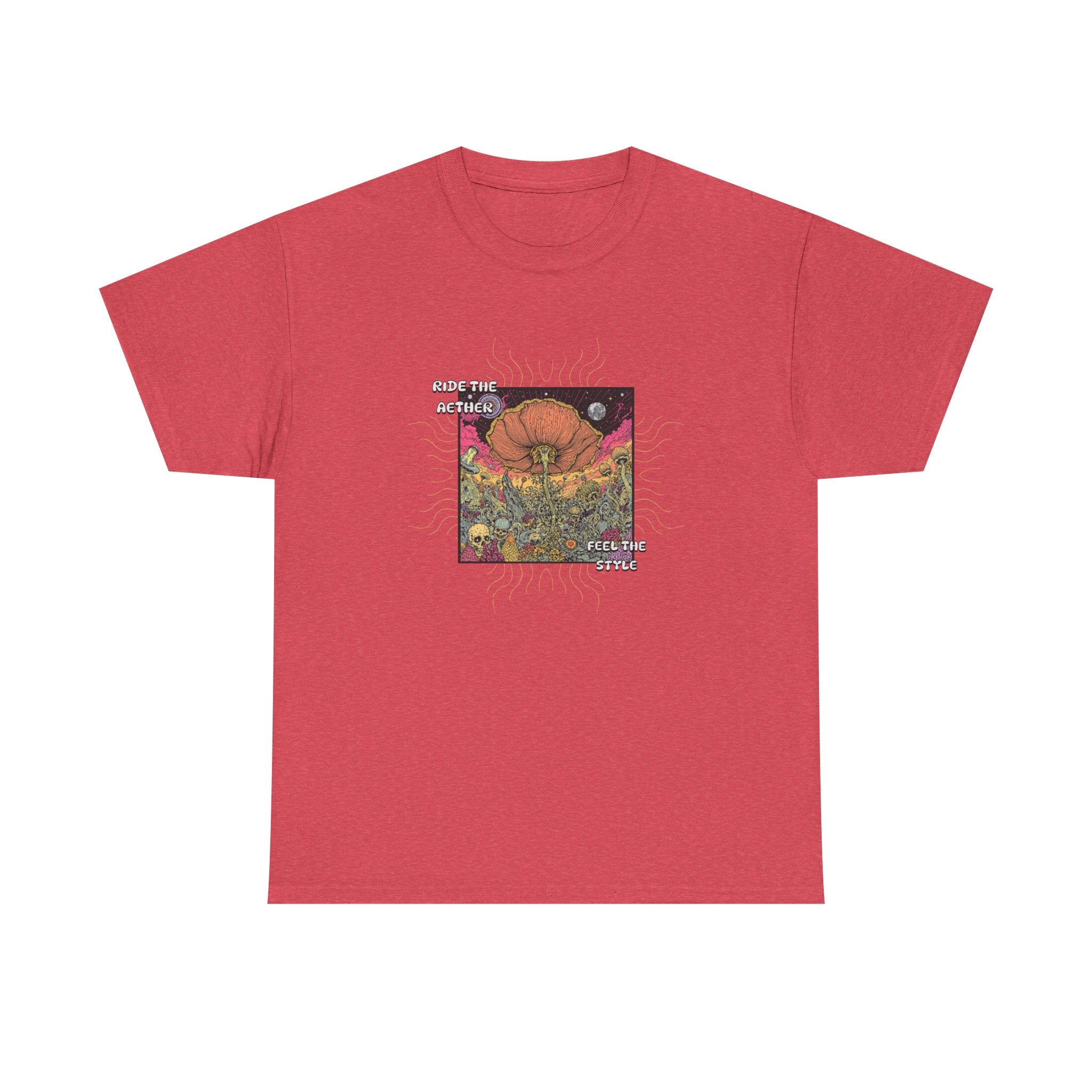 Celestial Pumpkin Unisex Heavy Cotton Tee, Halloween Apparel, Fall Fashion, Graphic Tee, Gift for Pumpkin Lovers
