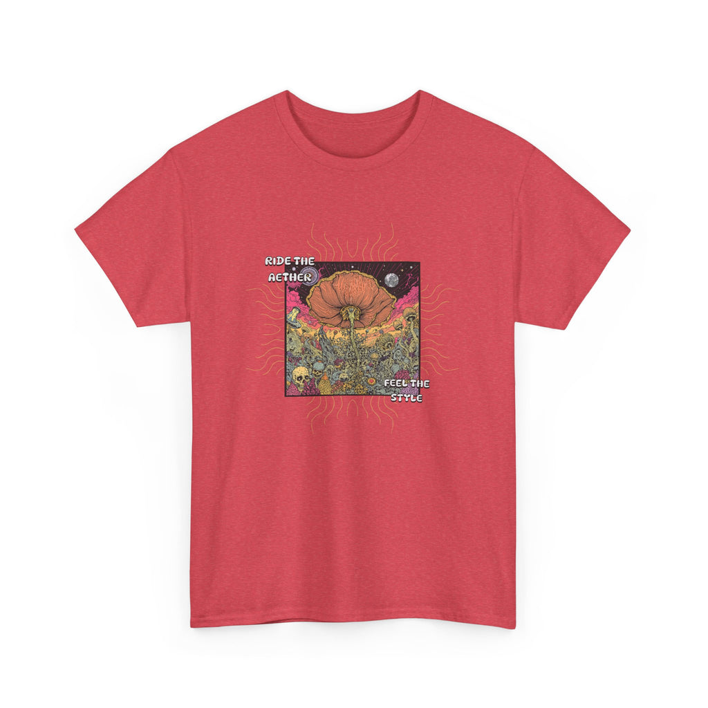 Celestial Pumpkin Unisex Heavy Cotton Tee, Halloween Apparel, Fall Fashion, Graphic Tee, Gift for Pumpkin Lovers