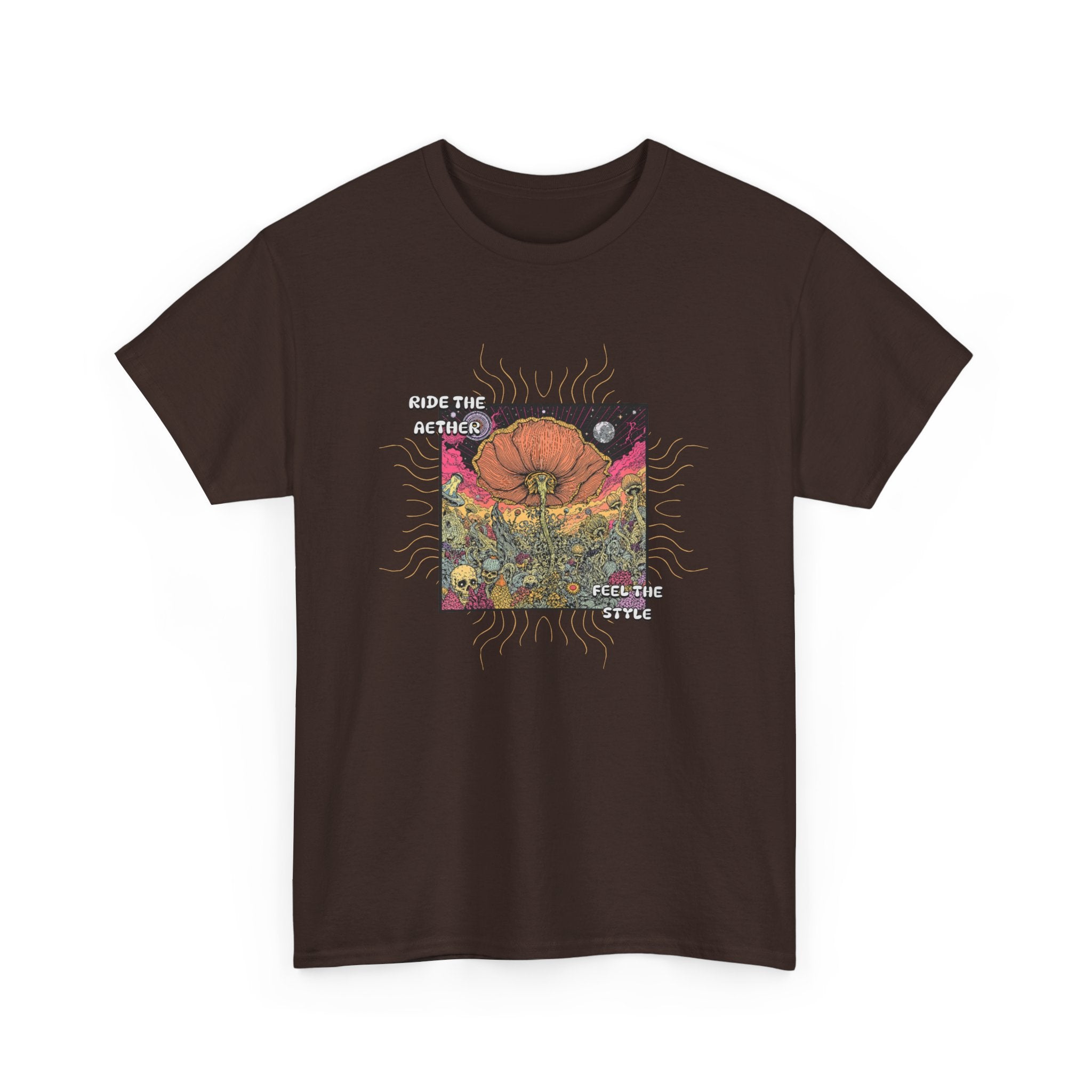 Celestial Pumpkin Unisex Heavy Cotton Tee, Halloween Apparel, Fall Fashion, Graphic Tee, Gift for Pumpkin Lovers