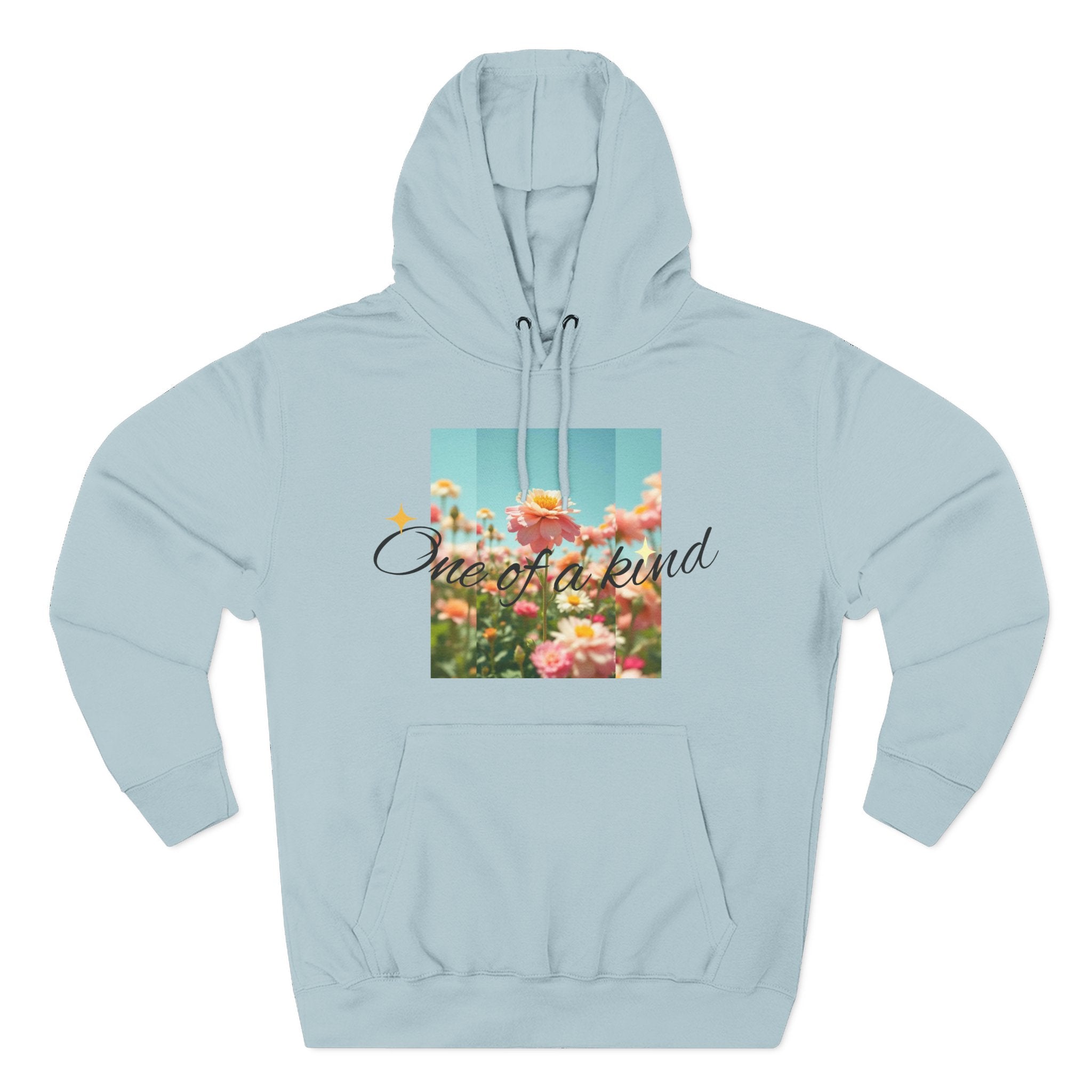 Unique Floral Fleece Hoodie, Cozy Casual Wear, Gift for Her, Trendy Sweatshirt, Spring Fashion, Matching Outfits