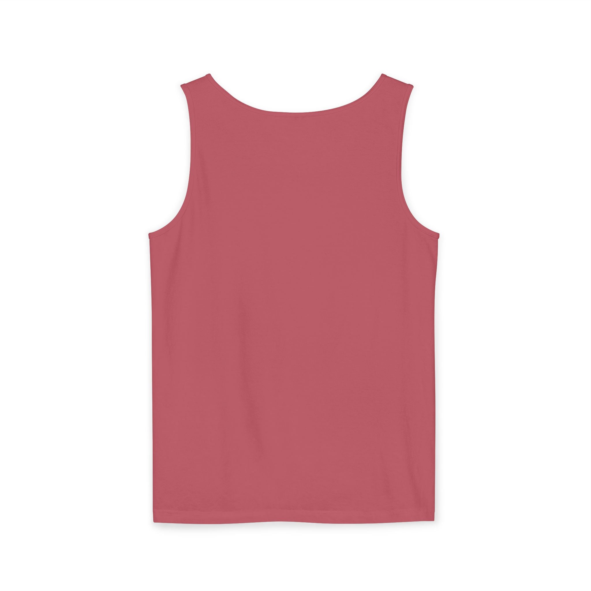 Garment-Dyed Tank Top with 'Real' Design, Summer Wear, Casual Shirt, Holiday Gift, Layering Essential, Positive Vibes