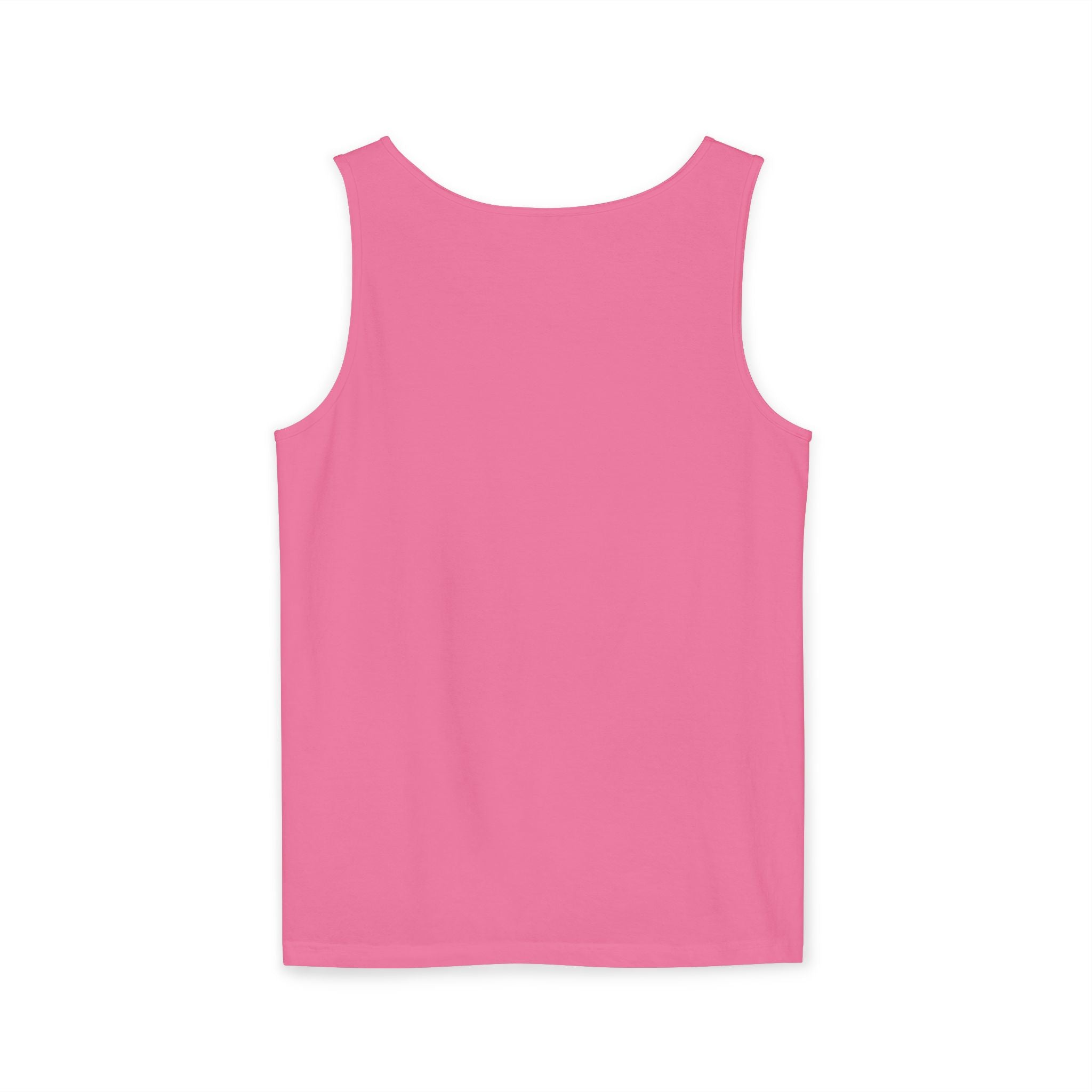 Garment-Dyed Tank Top with 'Real' Design, Summer Wear, Casual Shirt, Holiday Gift, Layering Essential, Positive Vibes