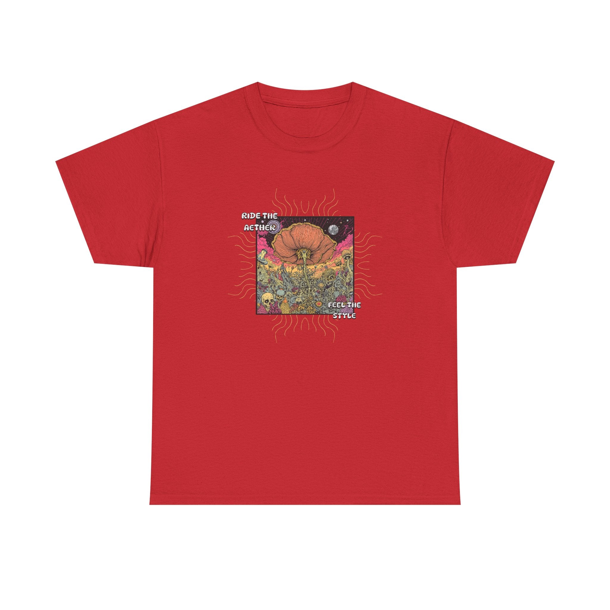 Celestial Pumpkin Unisex Heavy Cotton Tee, Halloween Apparel, Fall Fashion, Graphic Tee, Gift for Pumpkin Lovers