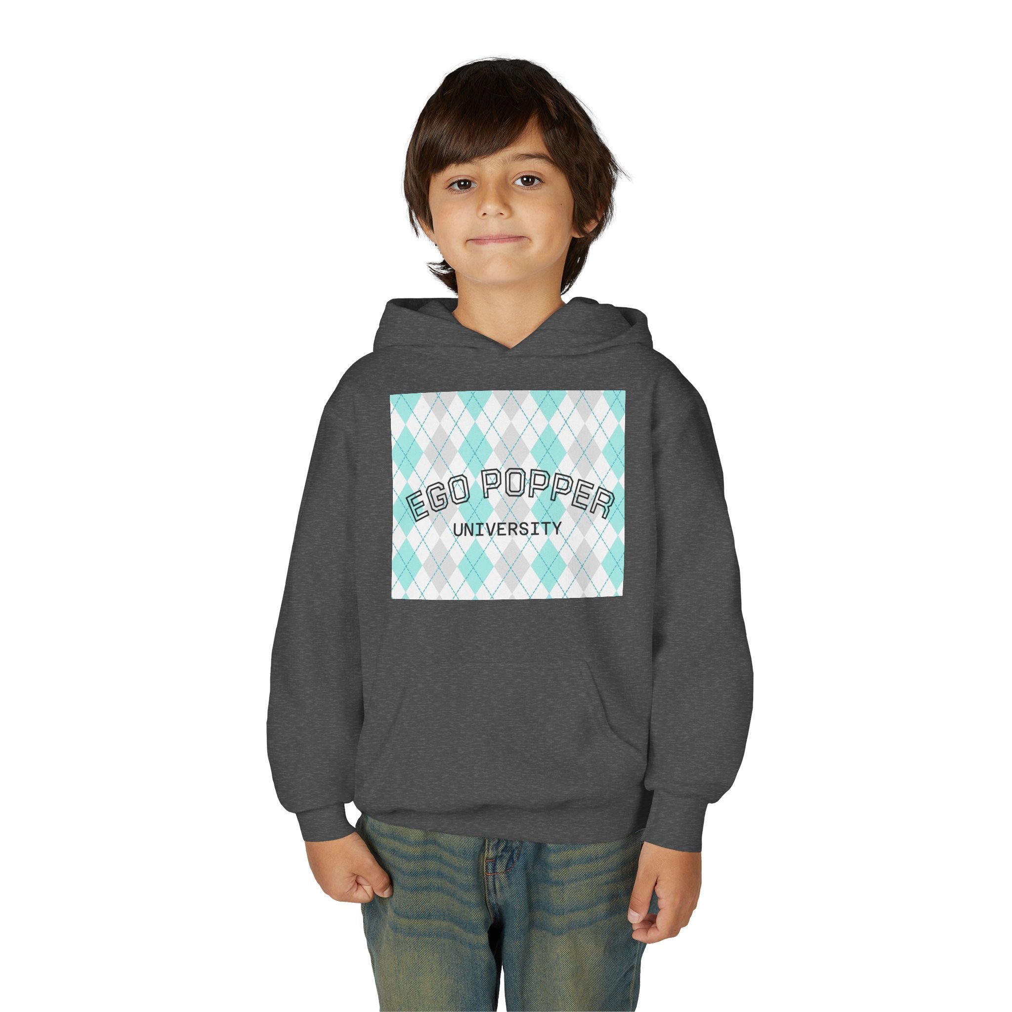 Ego Popper University Hoodie, Youth Sweater for Students, College Apparel, Funny Gift for Graduates, Cool Casual Wear