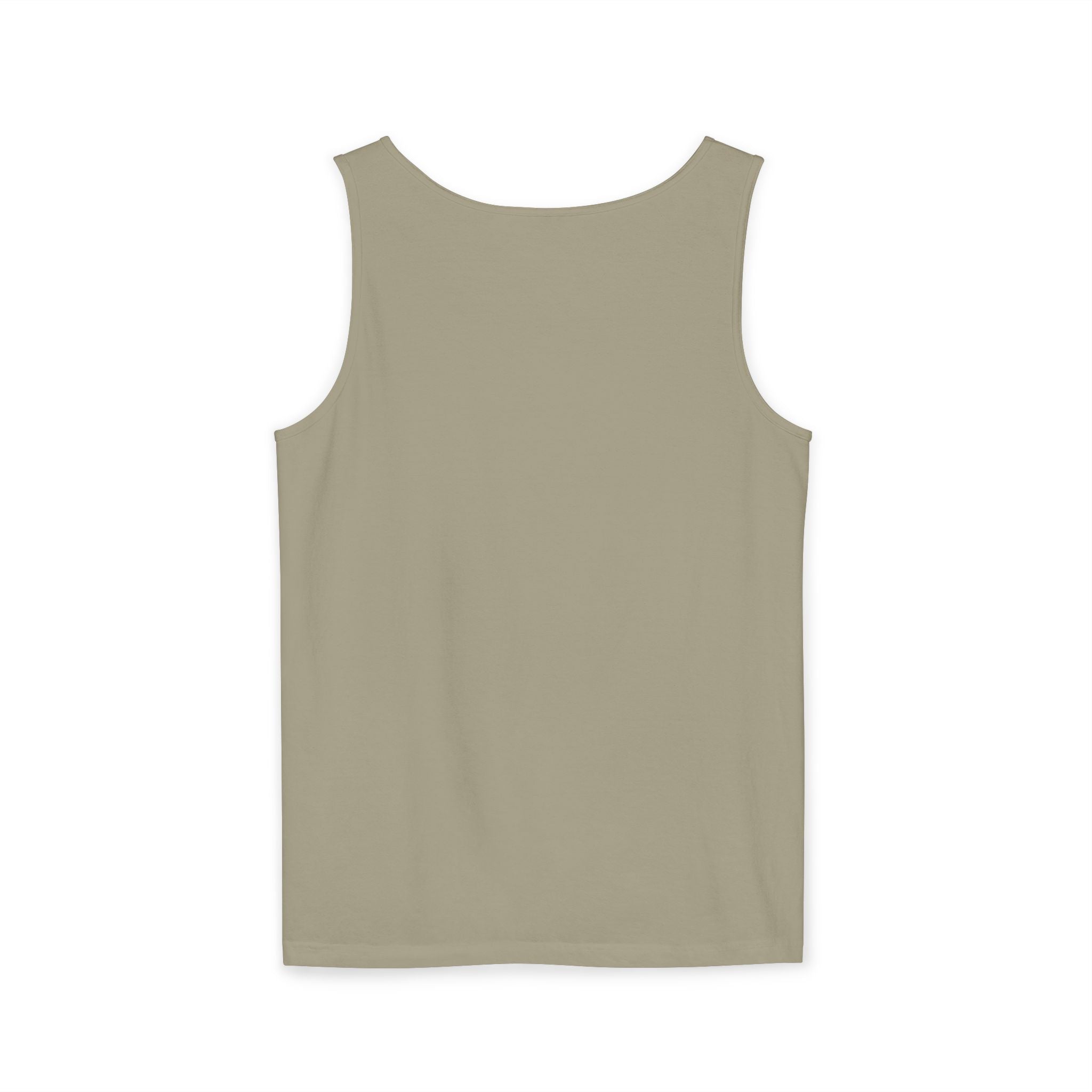 Garment-Dyed Tank Top with 'Real' Design, Summer Wear, Casual Shirt, Holiday Gift, Layering Essential, Positive Vibes