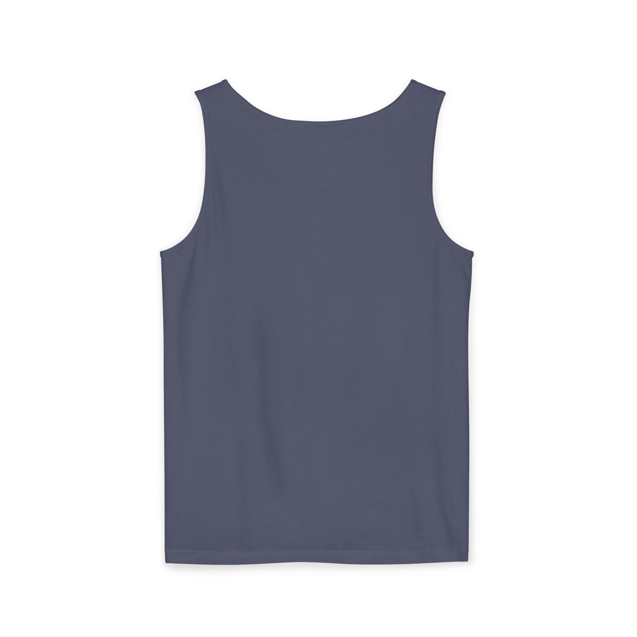 Garment-Dyed Tank Top with 'Real' Design, Summer Wear, Casual Shirt, Holiday Gift, Layering Essential, Positive Vibes