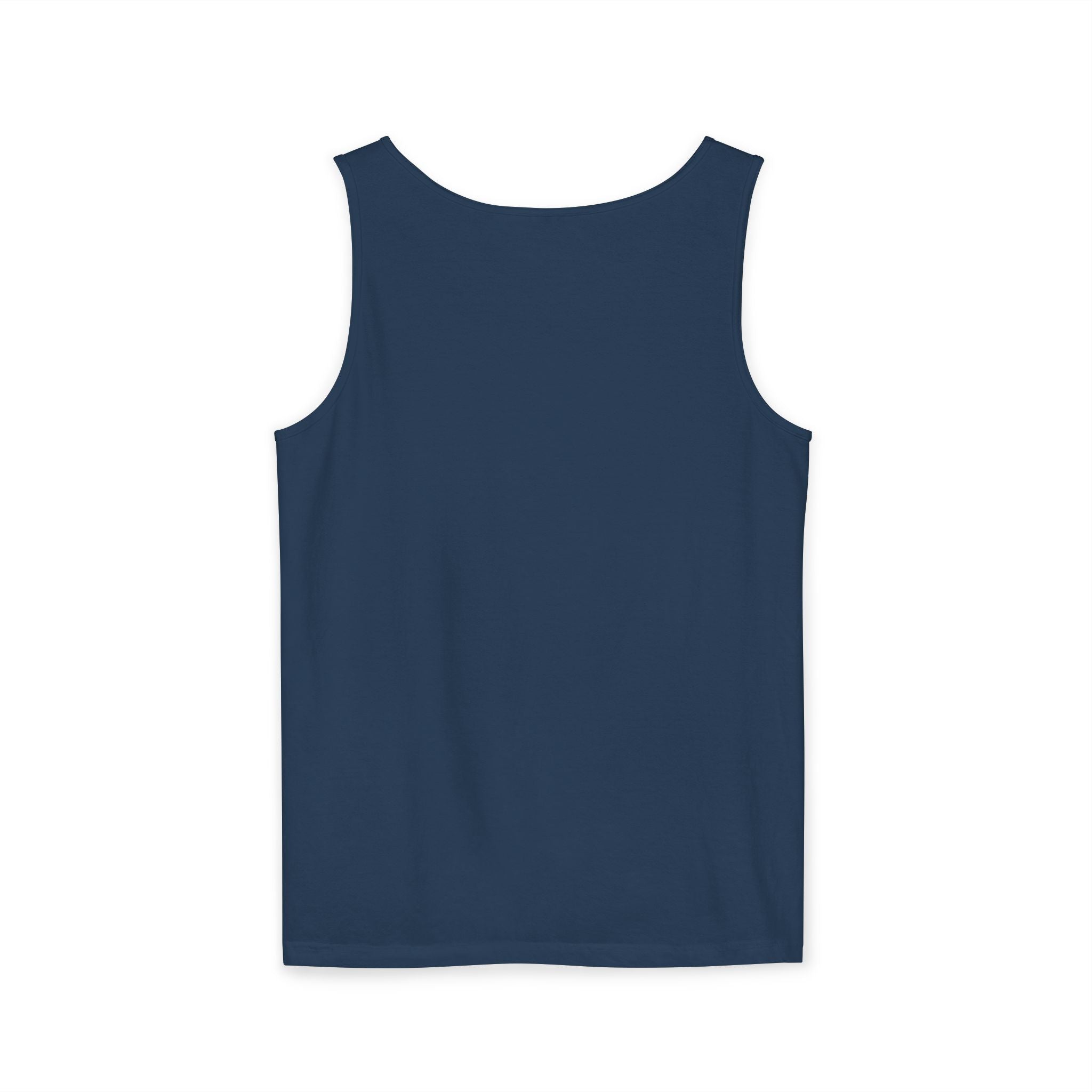 Garment-Dyed Tank Top with 'Real' Design, Summer Wear, Casual Shirt, Holiday Gift, Layering Essential, Positive Vibes