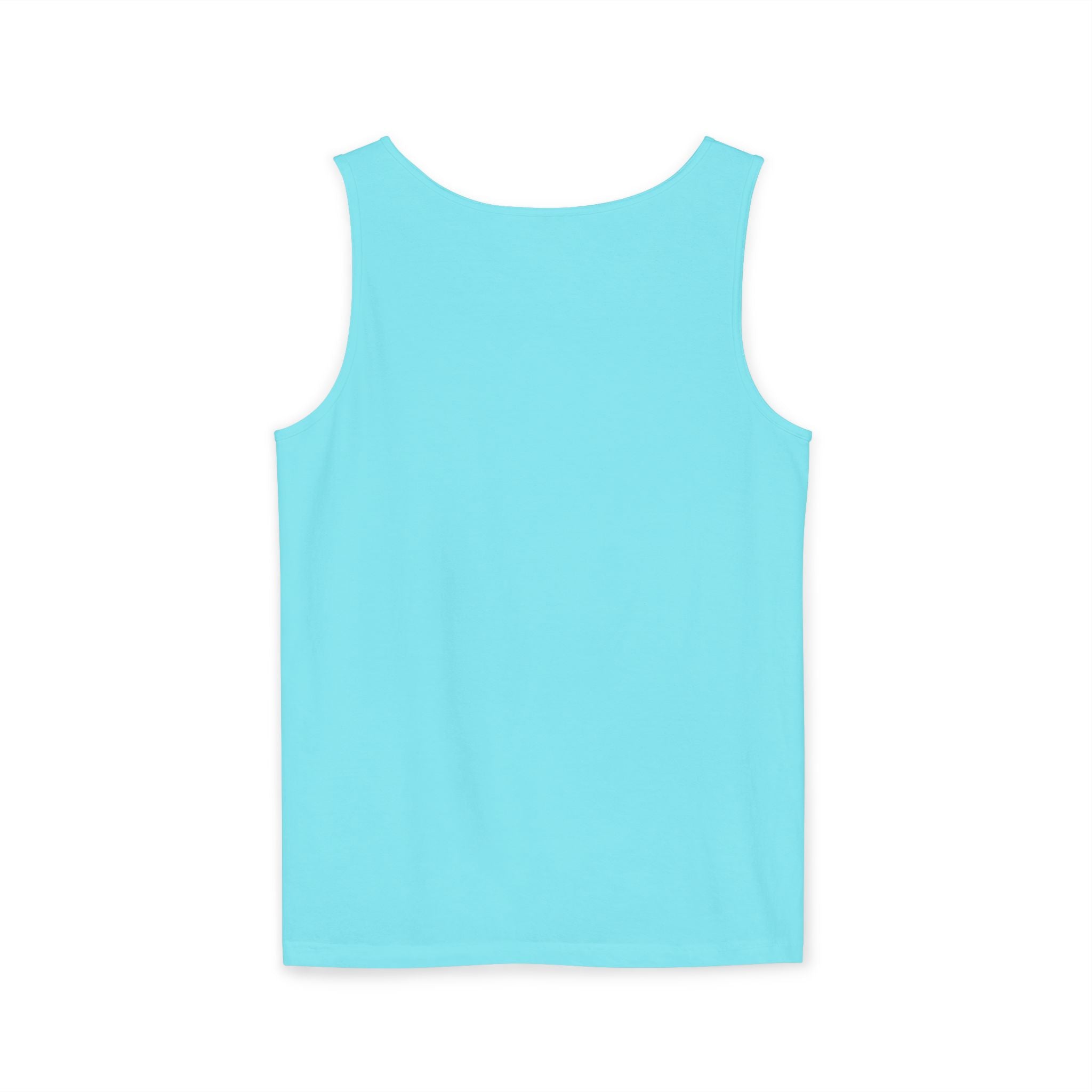 Garment-Dyed Tank Top with 'Real' Design, Summer Wear, Casual Shirt, Holiday Gift, Layering Essential, Positive Vibes