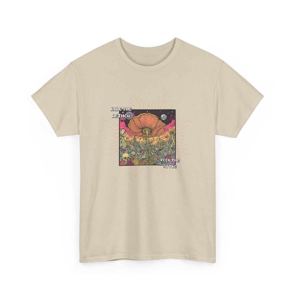 Celestial Pumpkin Unisex Heavy Cotton Tee, Halloween Apparel, Fall Fashion, Graphic Tee, Gift for Pumpkin Lovers