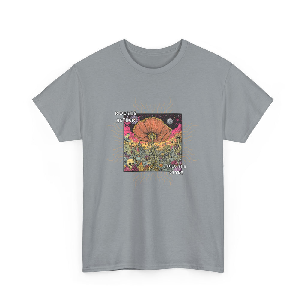Celestial Pumpkin Unisex Heavy Cotton Tee, Halloween Apparel, Fall Fashion, Graphic Tee, Gift for Pumpkin Lovers