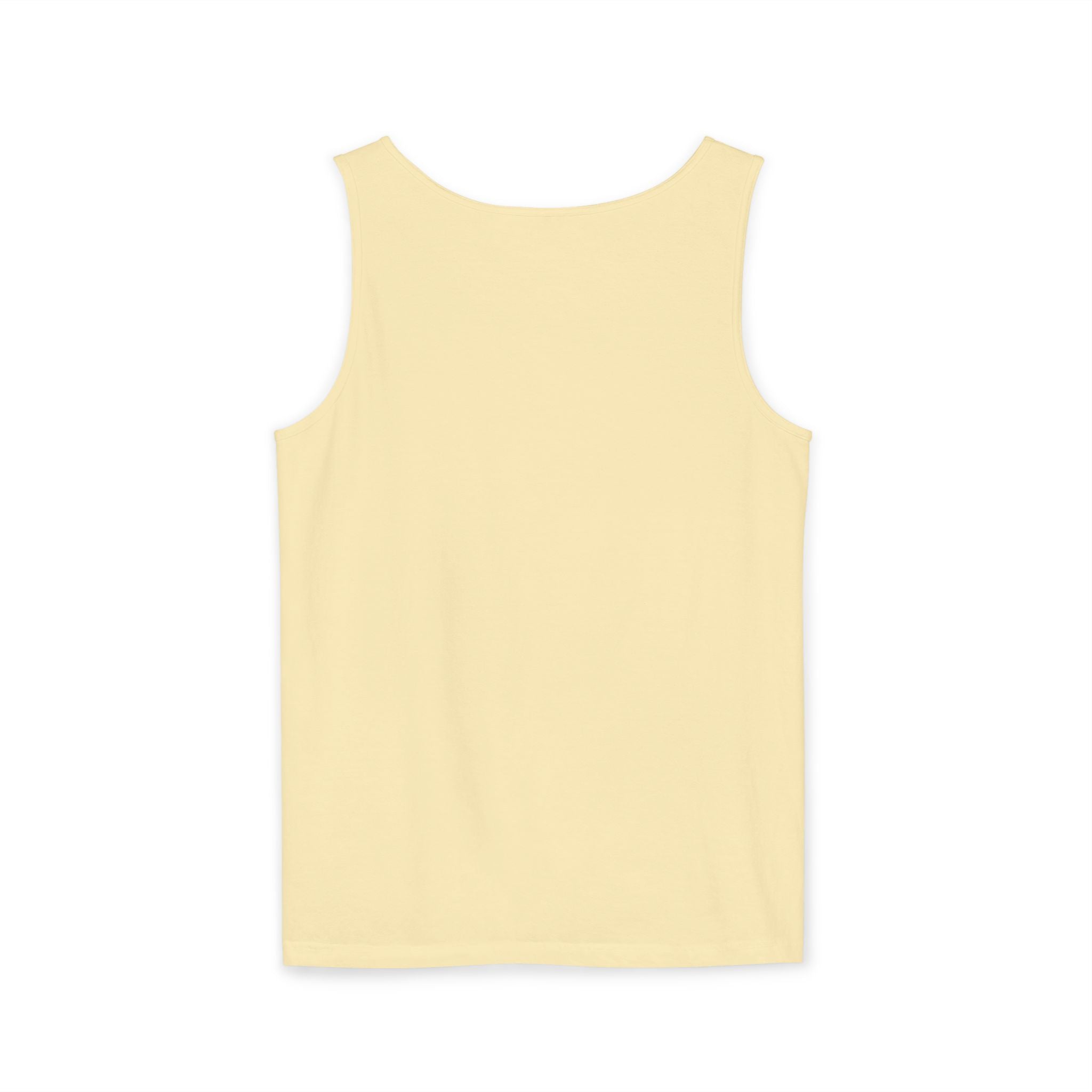 Garment-Dyed Tank Top with 'Real' Design, Summer Wear, Casual Shirt, Holiday Gift, Layering Essential, Positive Vibes