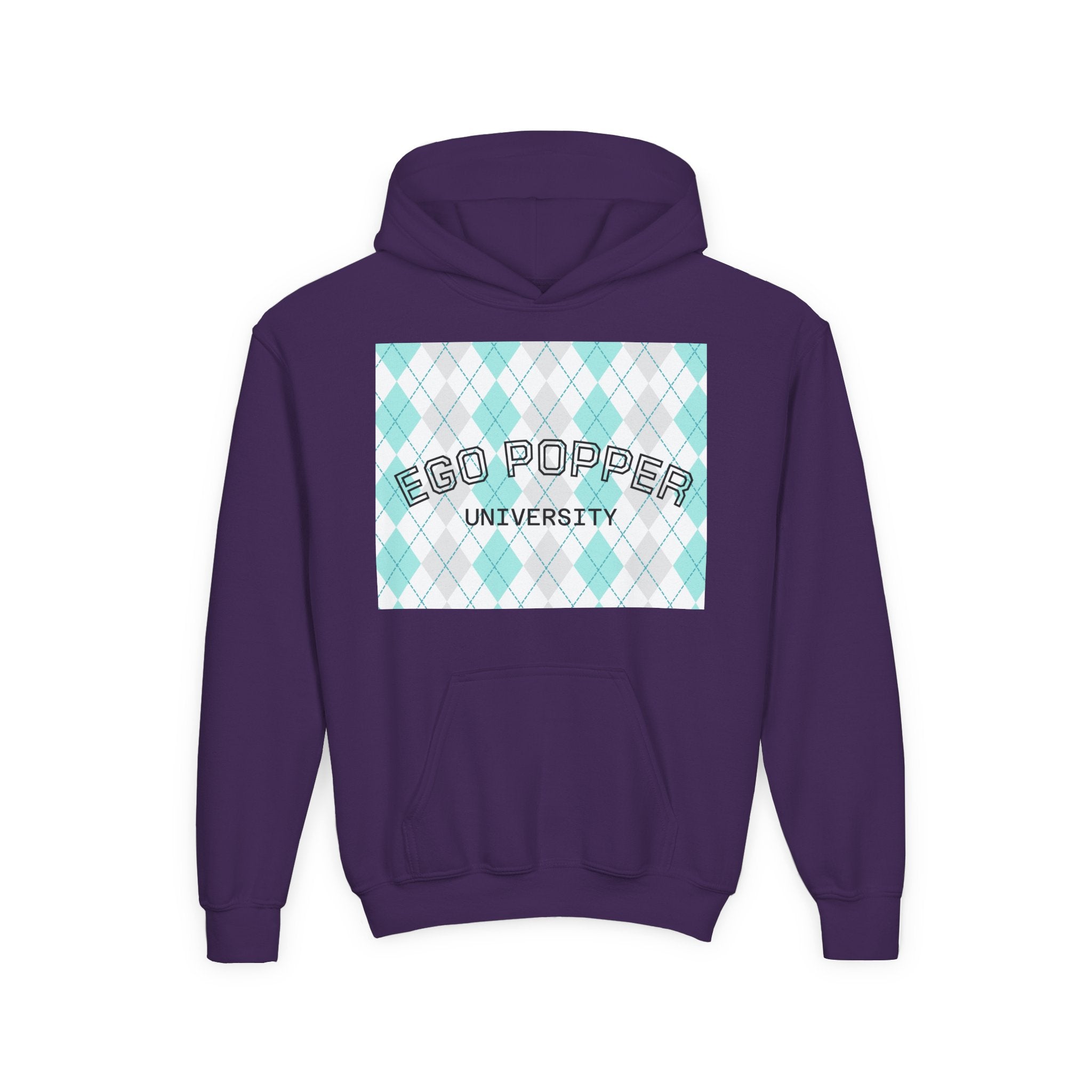 Ego Popper University Hoodie, Youth Sweater for Students, College Apparel, Funny Gift for Graduates, Cool Casual Wear