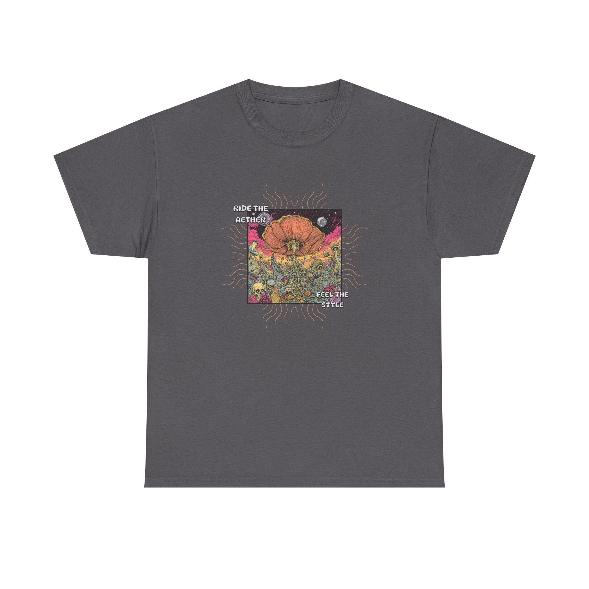 Celestial Pumpkin Unisex Heavy Cotton Tee, Halloween Apparel, Fall Fashion, Graphic Tee, Gift for Pumpkin Lovers