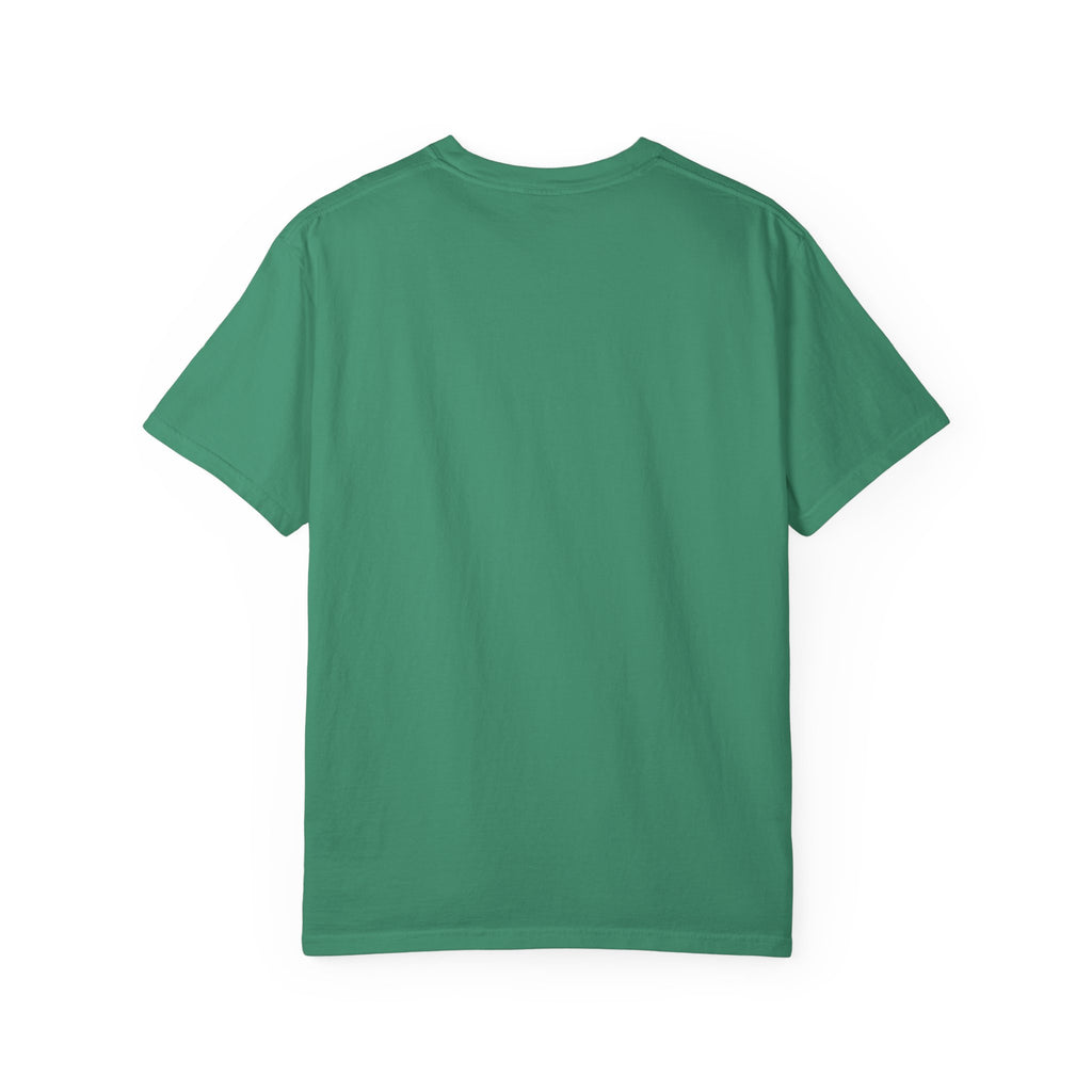 Unisex Garment-Dyed T-shirt with 'Grateful' Floral Design, Casual Gift, Boho Style, Birthday Wear, Positive Vibes