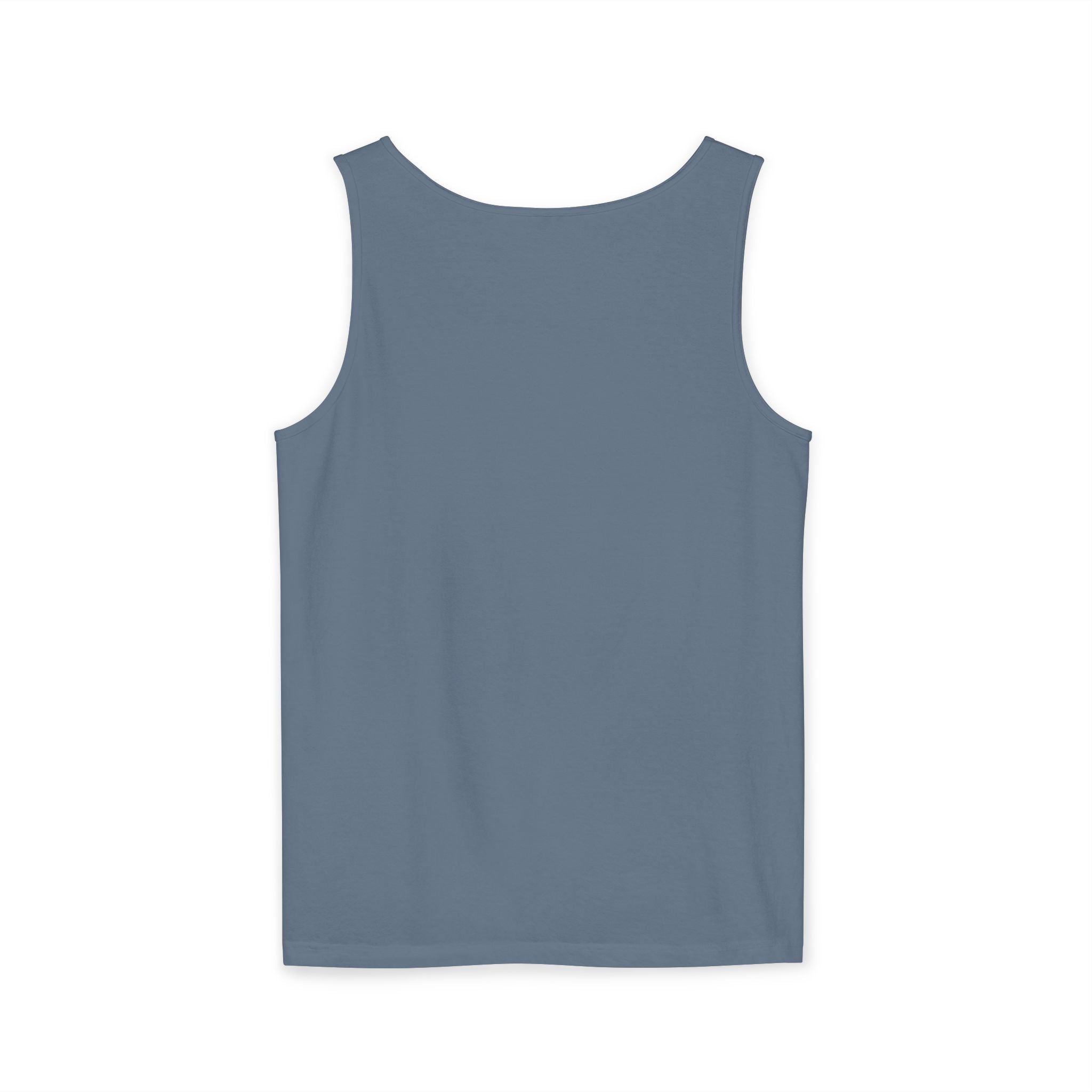 Garment-Dyed Tank Top with 'Real' Design, Summer Wear, Casual Shirt, Holiday Gift, Layering Essential, Positive Vibes
