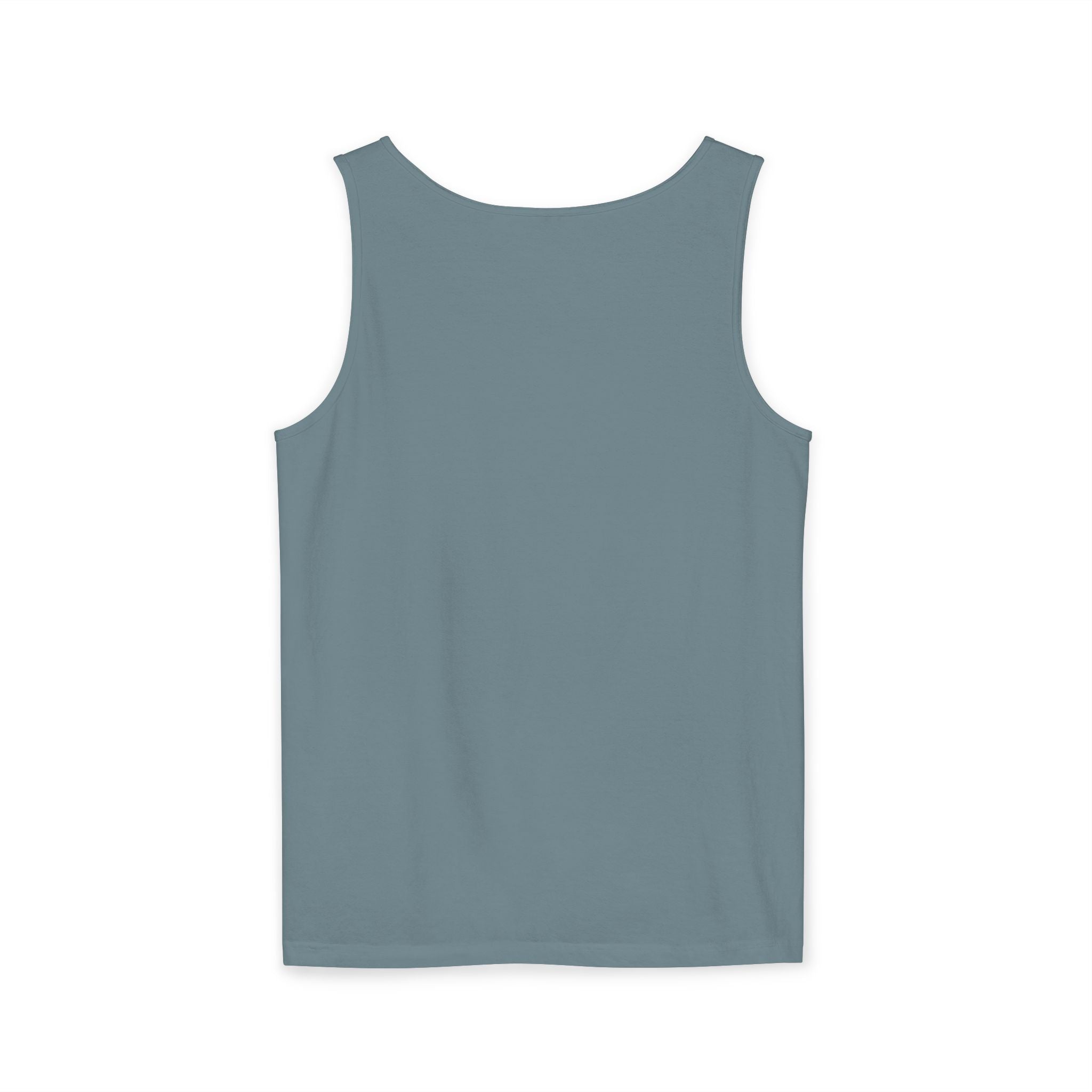 Garment-Dyed Tank Top with 'Real' Design, Summer Wear, Casual Shirt, Holiday Gift, Layering Essential, Positive Vibes