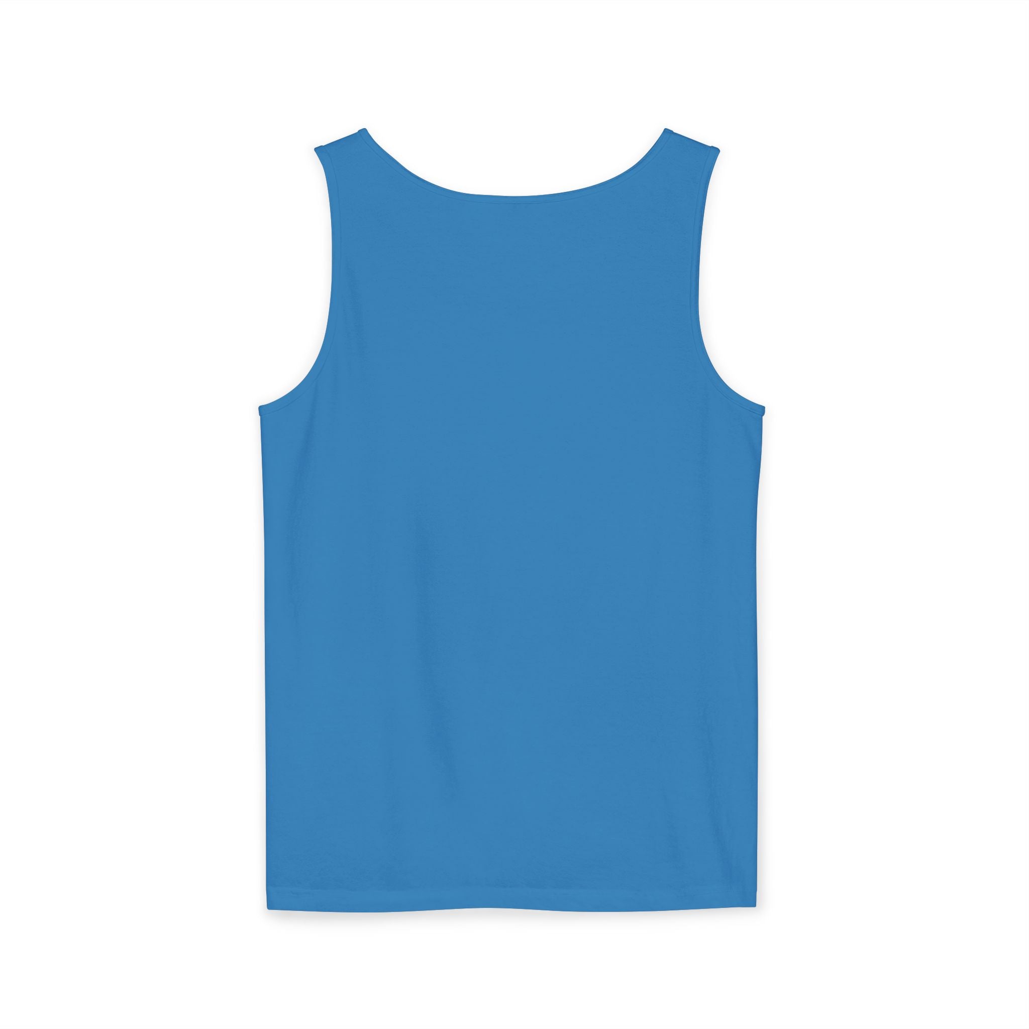 Garment-Dyed Tank Top with 'Real' Design, Summer Wear, Casual Shirt, Holiday Gift, Layering Essential, Positive Vibes