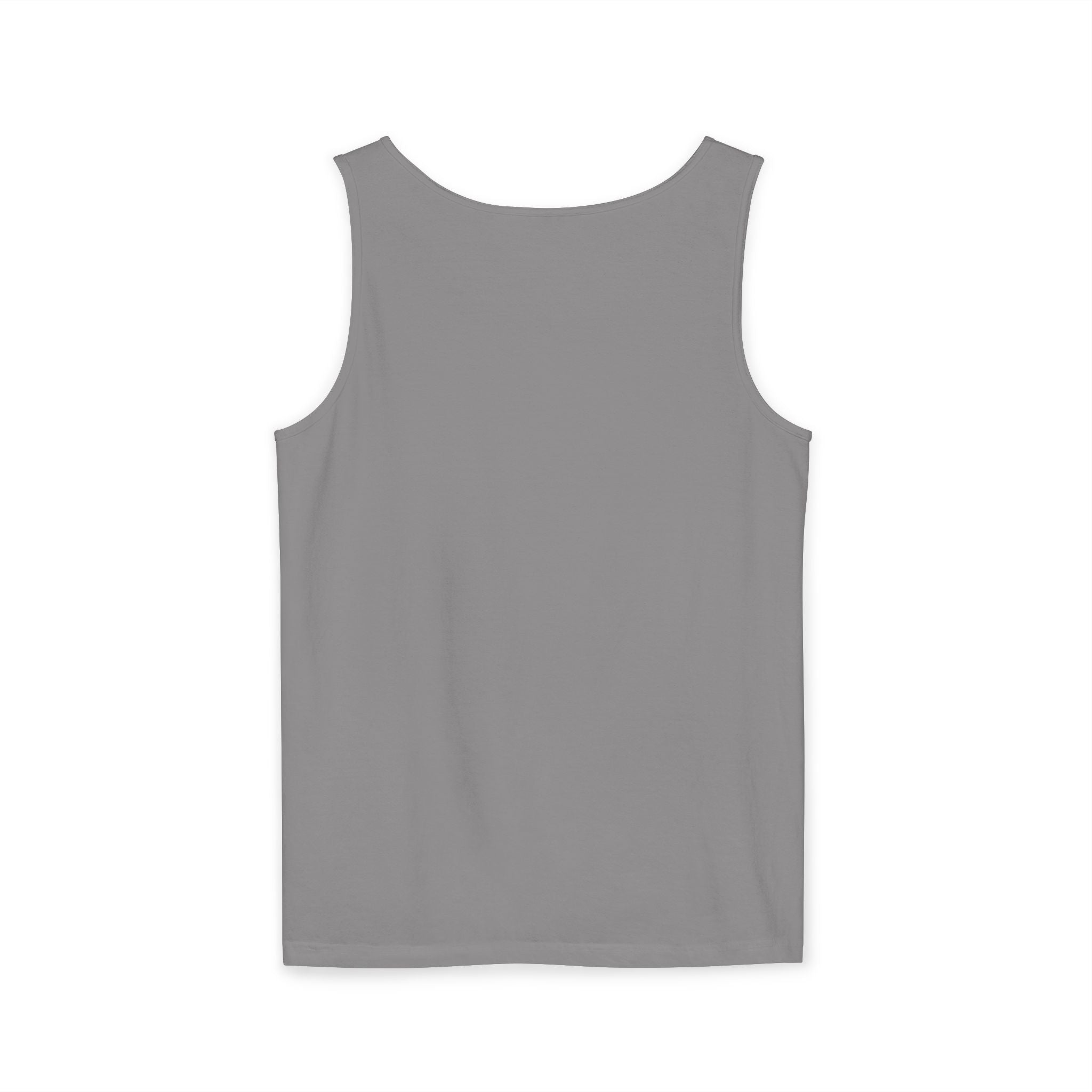 Garment-Dyed Tank Top with 'Real' Design, Summer Wear, Casual Shirt, Holiday Gift, Layering Essential, Positive Vibes