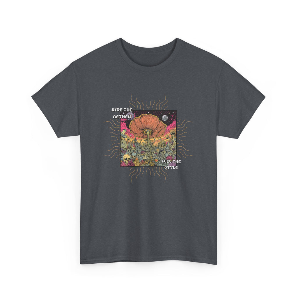 Celestial Pumpkin Unisex Heavy Cotton Tee, Halloween Apparel, Fall Fashion, Graphic Tee, Gift for Pumpkin Lovers