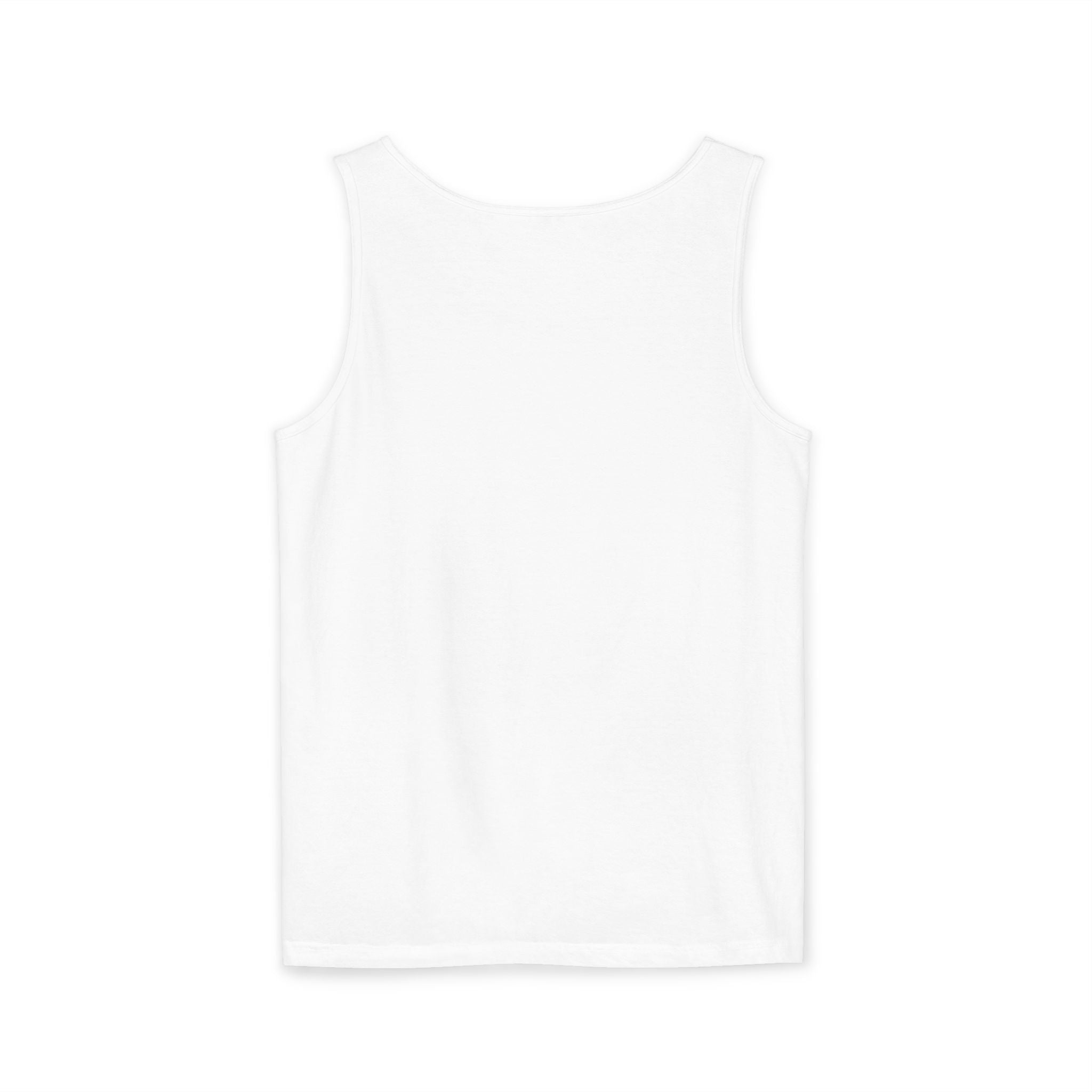 Garment-Dyed Tank Top with 'Real' Design, Summer Wear, Casual Shirt, Holiday Gift, Layering Essential, Positive Vibes