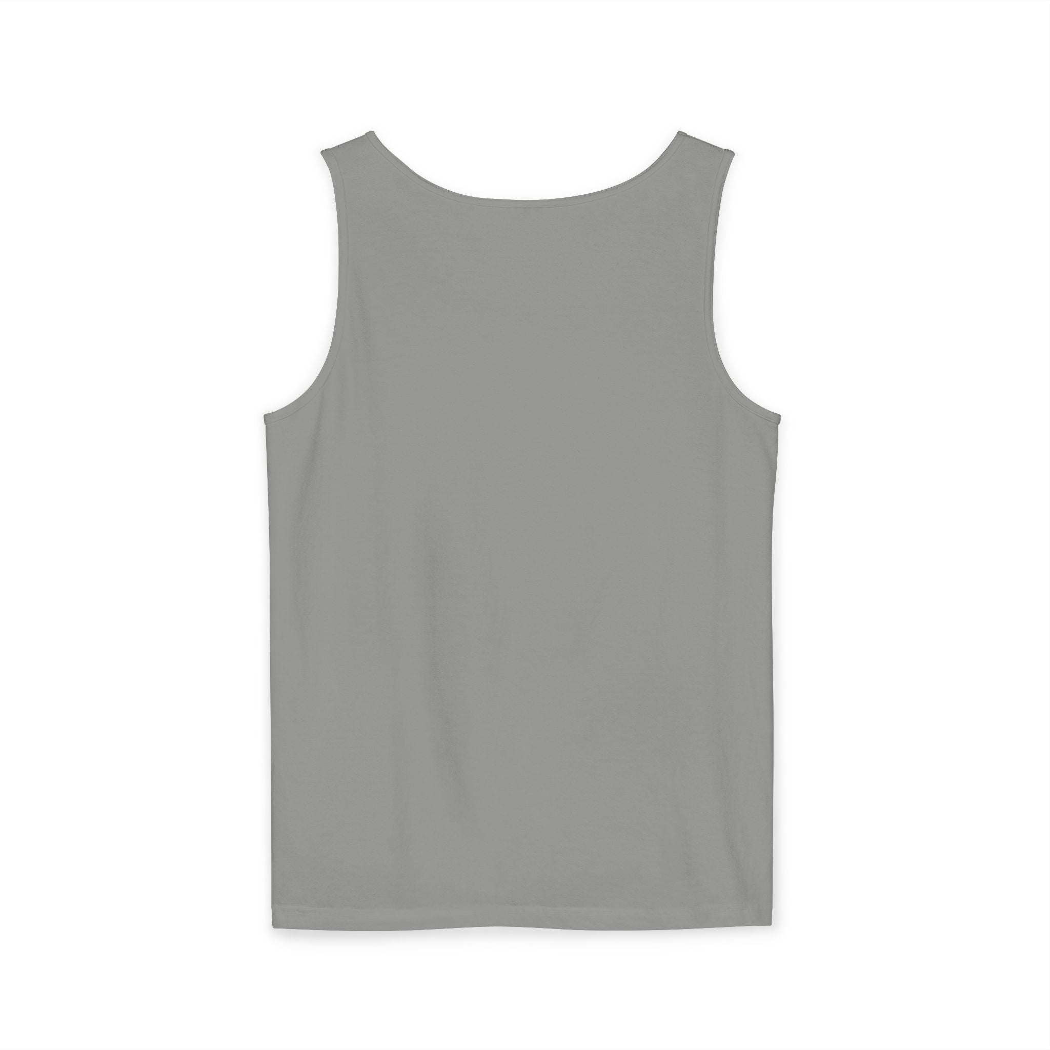 Garment-Dyed Tank Top with 'Real' Design, Summer Wear, Casual Shirt, Holiday Gift, Layering Essential, Positive Vibes