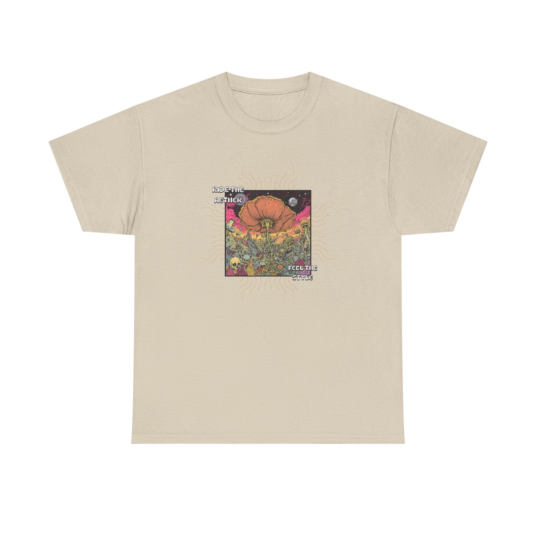 Celestial Pumpkin Unisex Heavy Cotton Tee, Halloween Apparel, Fall Fashion, Graphic Tee, Gift for Pumpkin Lovers