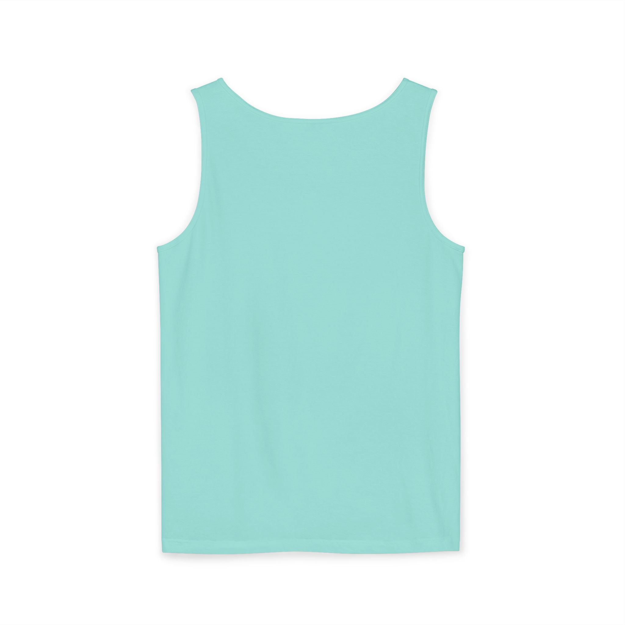 Garment-Dyed Tank Top with 'Real' Design, Summer Wear, Casual Shirt, Holiday Gift, Layering Essential, Positive Vibes