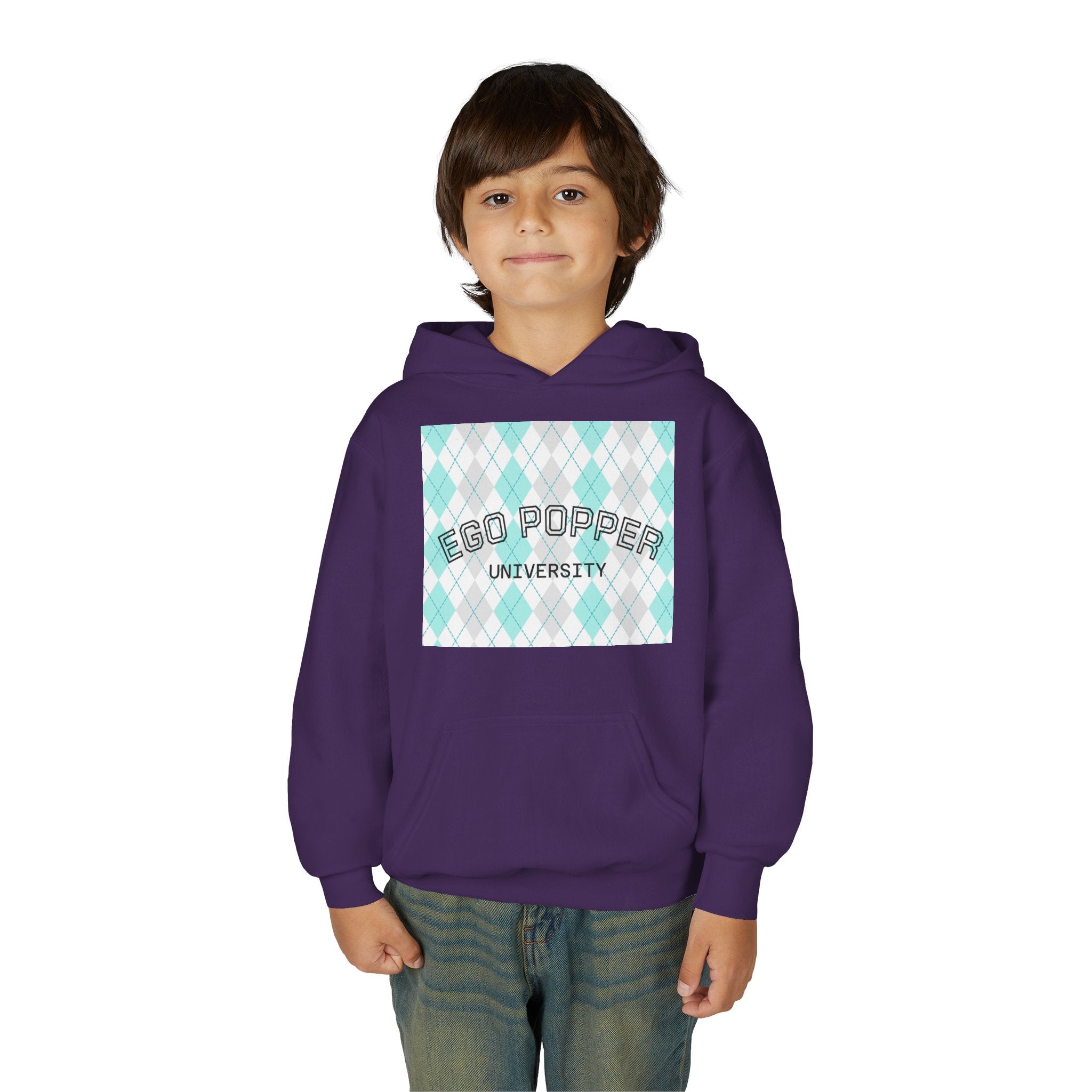 Ego Popper University Hoodie, Youth Sweater for Students, College Apparel, Funny Gift for Graduates, Cool Casual Wear