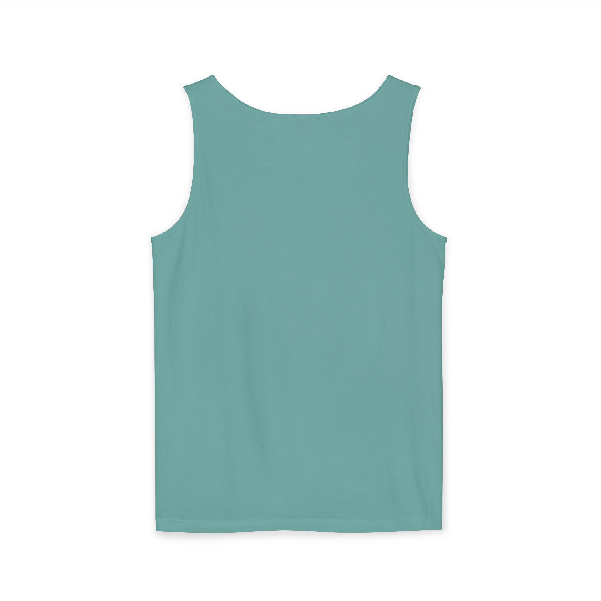 Garment-Dyed Tank Top with 'Real' Design, Summer Wear, Casual Shirt, Holiday Gift, Layering Essential, Positive Vibes